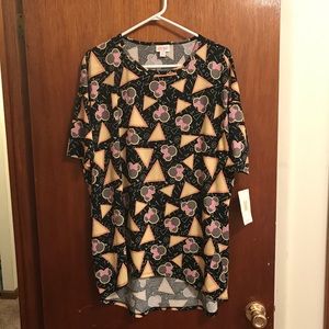 LuLaRoe Medium Minnie Mouse Disney Irma Tunic